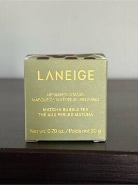 LANEIGE Matcha Bubble Tea Lip Sleeping Mask - NEW